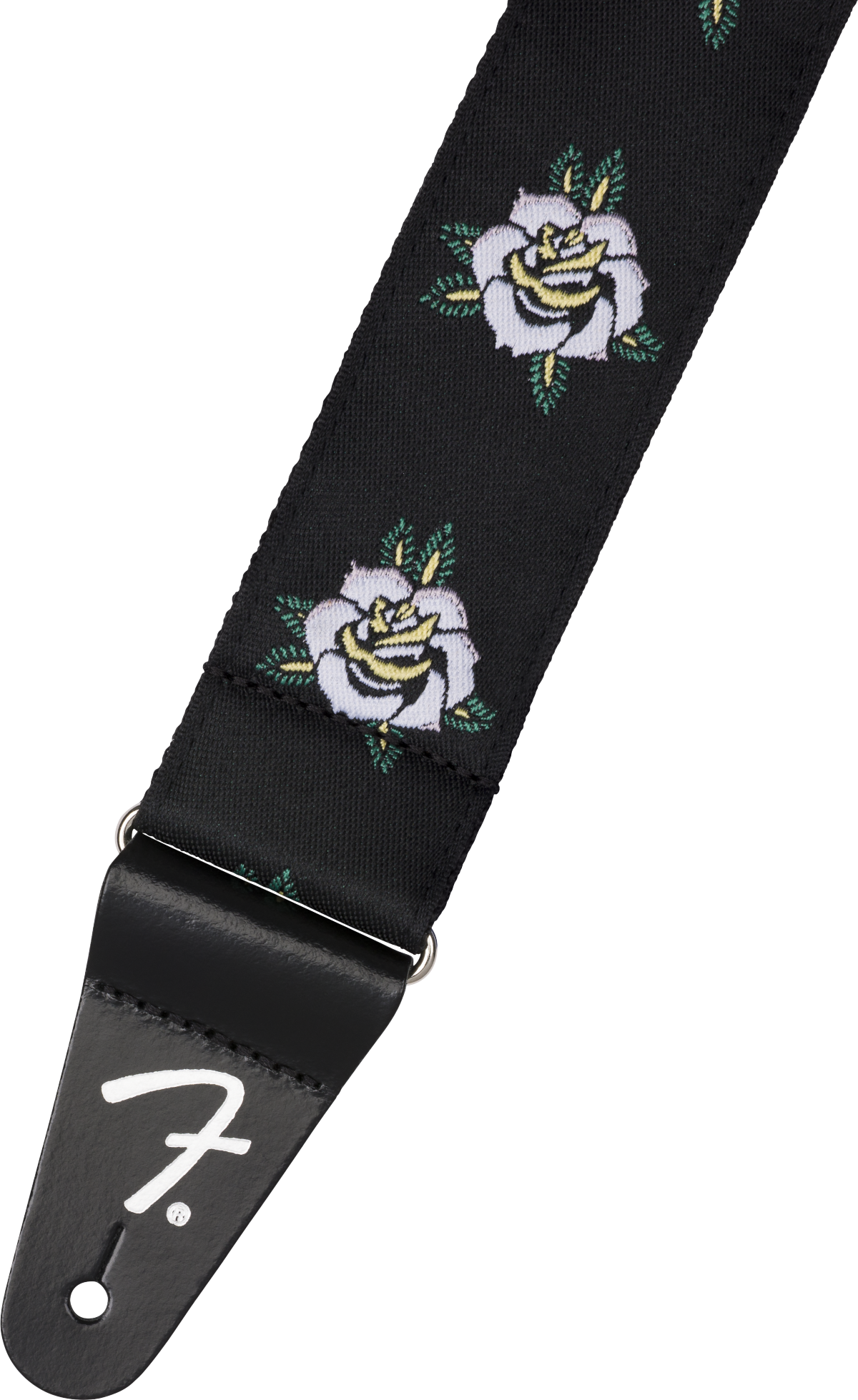 Correa Fender Rose Blanca 2 Pulgadas Ajustable