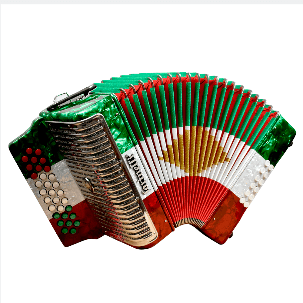 Acordeon Botones Fa Bandera 3012 Farinelli Premium
