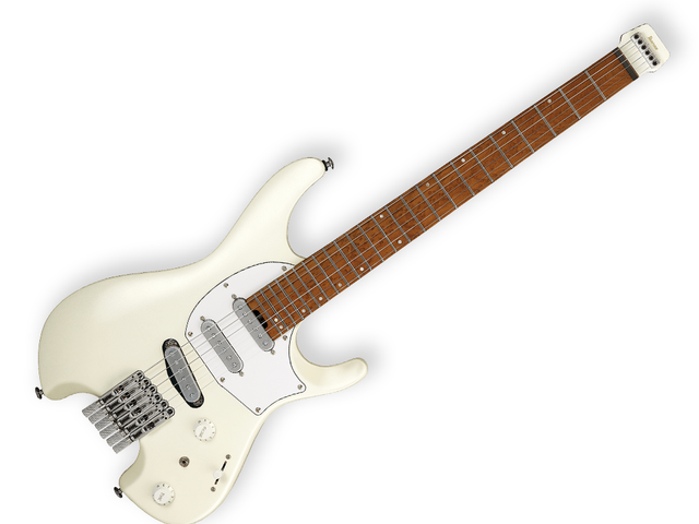 Guitarra Eléctrica Ibanez Ichika Nito Blanco Antiguo con Funda