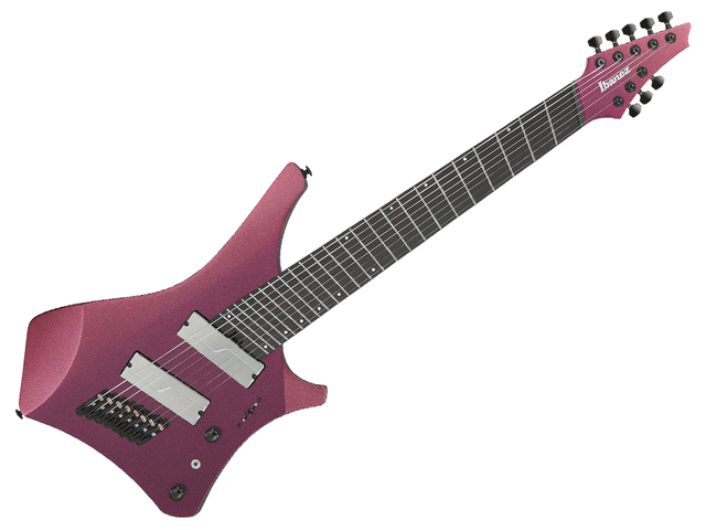 Guitarra Eléctrica Ibanez Alpha de 8 Cuerdas Coral Metálico con Funda