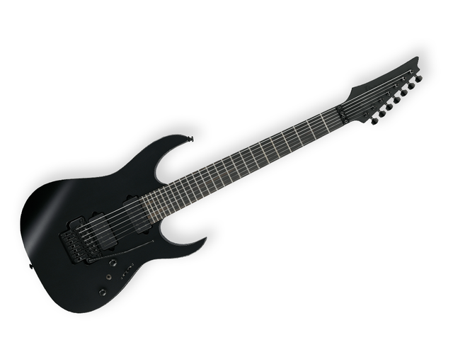 Guitarra Eléctrica Ibanez RG - Iron Label de 7 Cuerdas Negro Mate