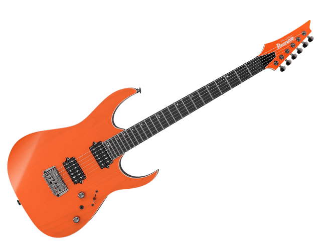 Guitarra Eléctrica Ibanez RG-Prestige Entintado Anaranjado Fosforecente con Estuche