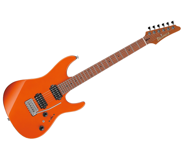 Guitarra Eléctrica Ibanez Az-Prestige Anaranjado Metálico con Estuche