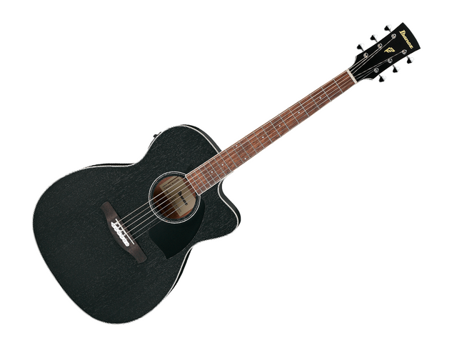 Guitarra Electroacústica Ibanez Okume, Negro Veteado