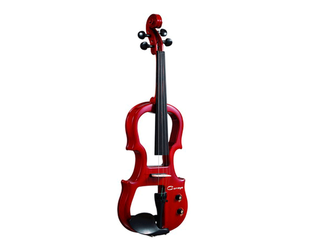 Violín Eléctrico Caraya Café con Estuche