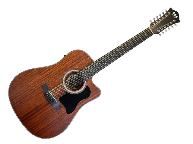 Requinto Sierreño Electroacústico Tres Pinos, Caoba Mate