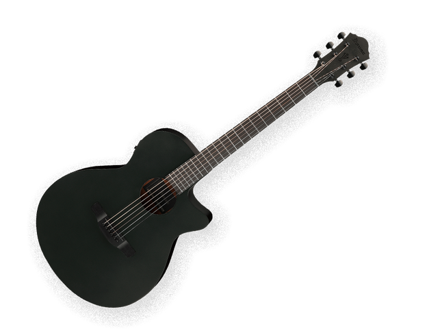 Guitarra Electroacústica Ibanez Aeg Negro Mate