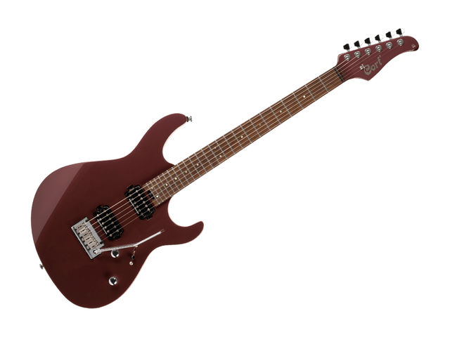 Guitarra Eléctrica Cort G Pro Vino Metálico