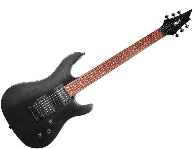Guitarra Eléctrica Cort KX Negro Mate