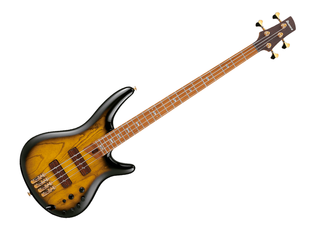 Bajo Eléctrico Ibanez SDGR-Prestige Ambar Transparente/Sombreado Negro con Estuche