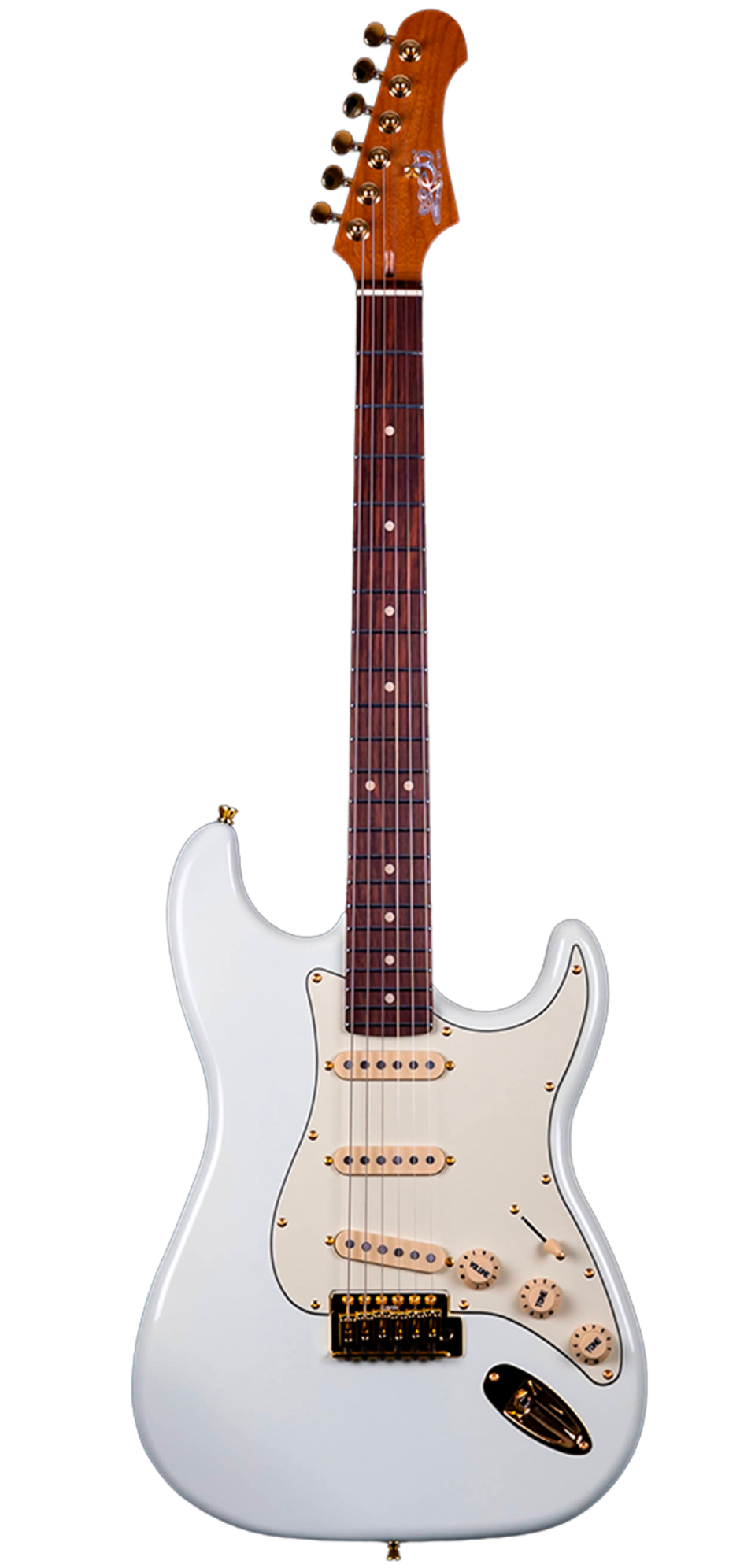 Guitarra Jet Js-380 Whi Blanca Diéstra