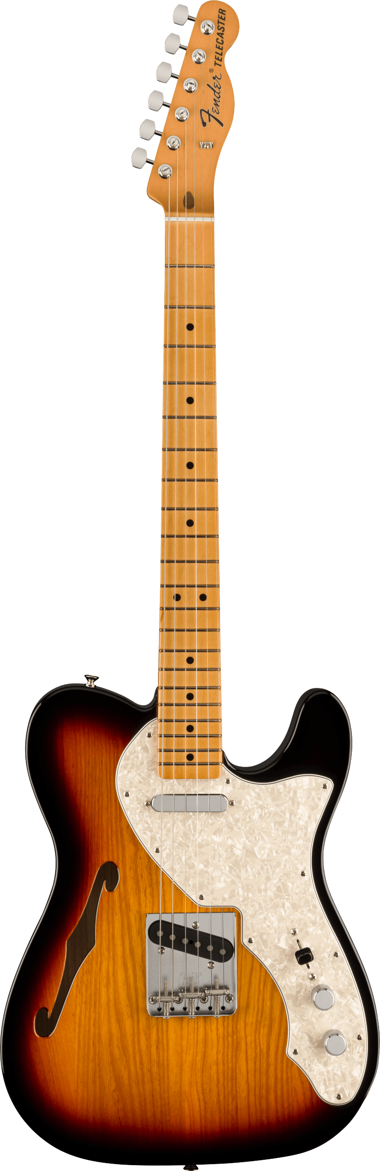 Guitarra Eléctrica Fender Vintera II '60s Telecaster Thinline Sunburst