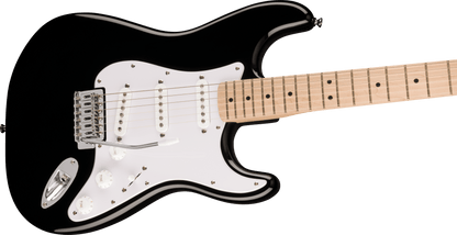 Paquete Guitarra Eléctrica Squier Sonic Stratocaster Negro Maple