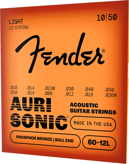 Cuerdas Aurisonic Phosphor Bronze Guitarra Acústica 12 Cuerdas
