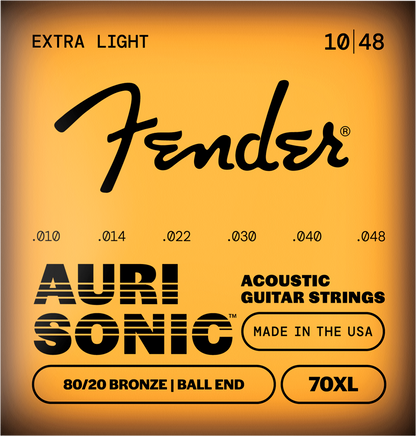Encordadura para Guitarra Acustica Fender Bronze 80/20