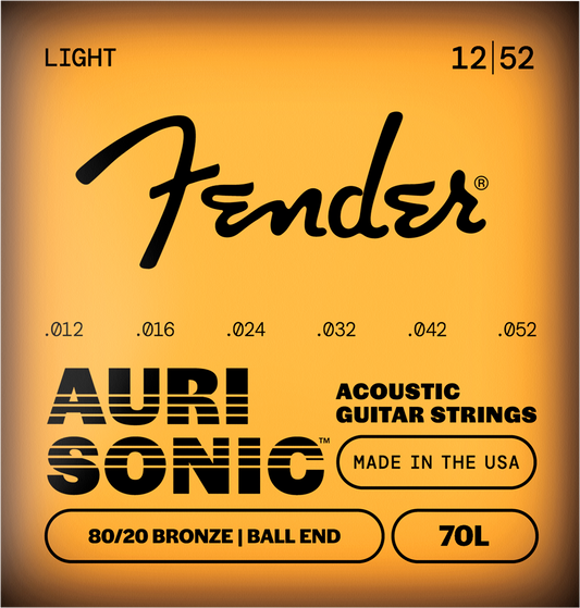 Encordadura para Guitarra Acustica Fender Bronze 80/20