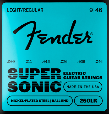 Encordadura para Guitarra Electrica Fender 250`s Acero Niquelado (nps)