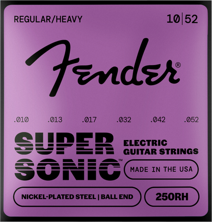 Encordadura para Guitarra Electrica Fender 250`s Acero Niquelado (nps)
