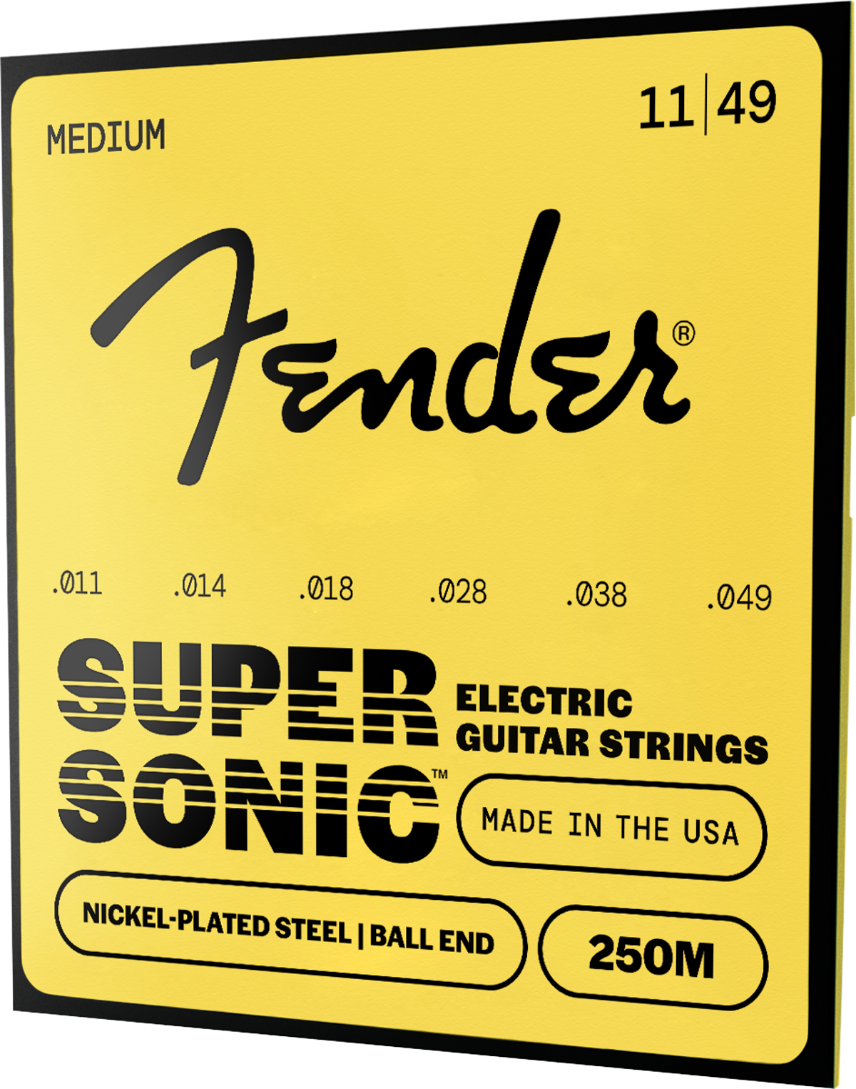 Cuerdas Fender SuperSonic™ 250 de Acero Niquelado para Guitarra Eléctrica
