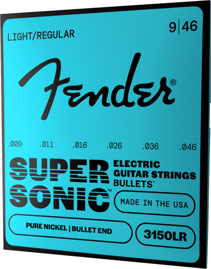 Cuerdas Fender SuperSonic™ Bullets™ 3150 de Níquel Puro para Guitarra Eléctrica