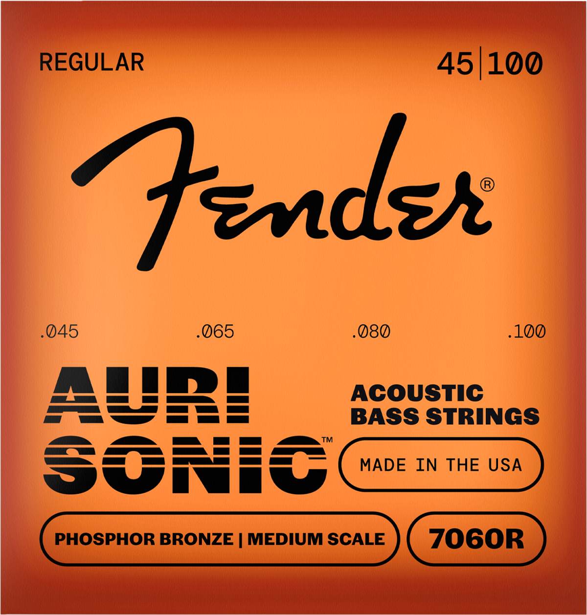 Juego de Cuerdas Fender Bajo Acústico Bronce Fósforo