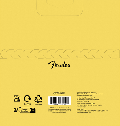 Encordadura Fender Bajo Eléctrico 7250 5 Cuerdas .040-.115