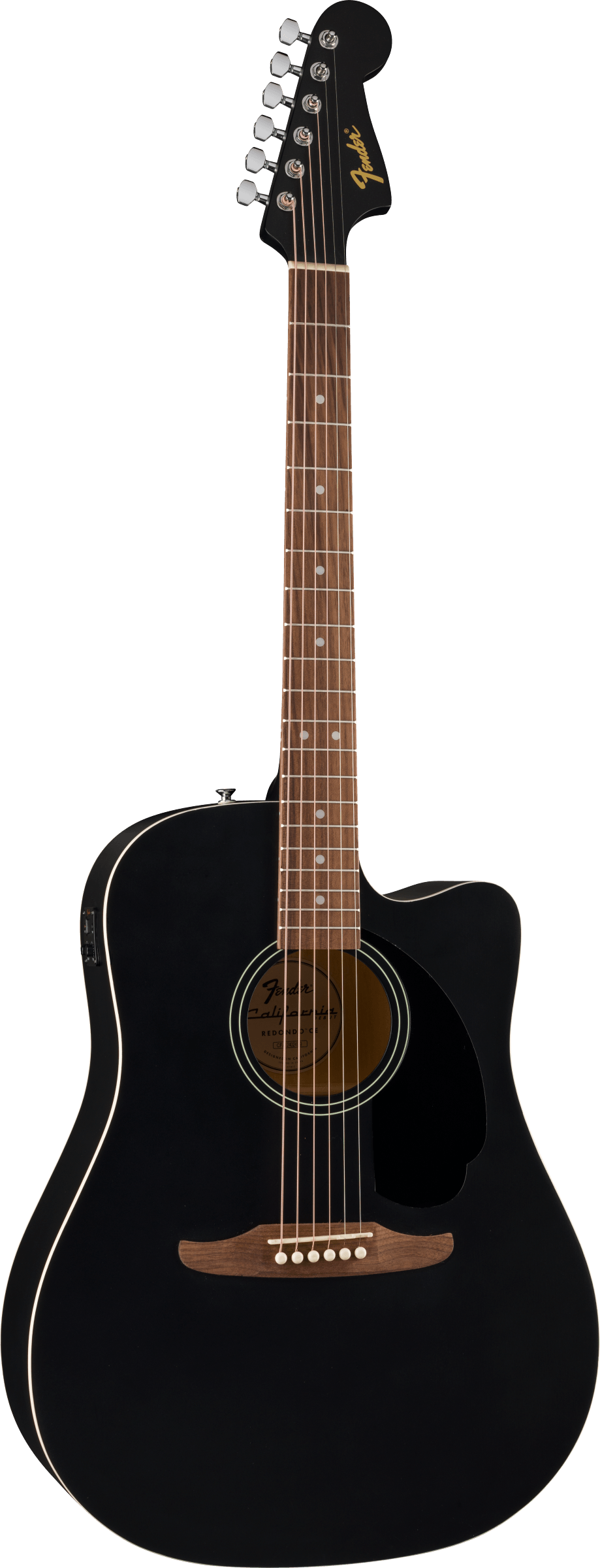 Guitarra Electroacustica Fender California Debut Redondo™ Ce, Negra