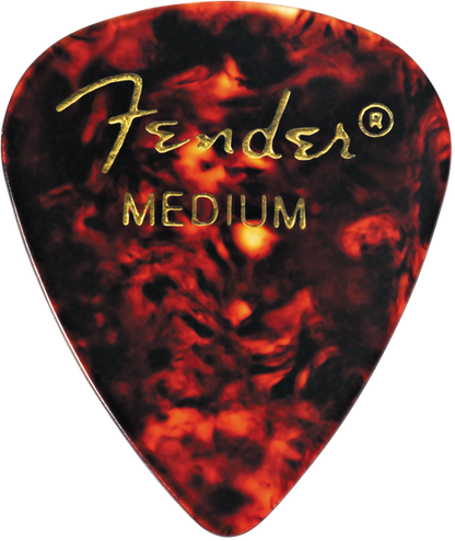 Puas para Guitarra Fender Paquete de 12 Piezas Celluloid Medium