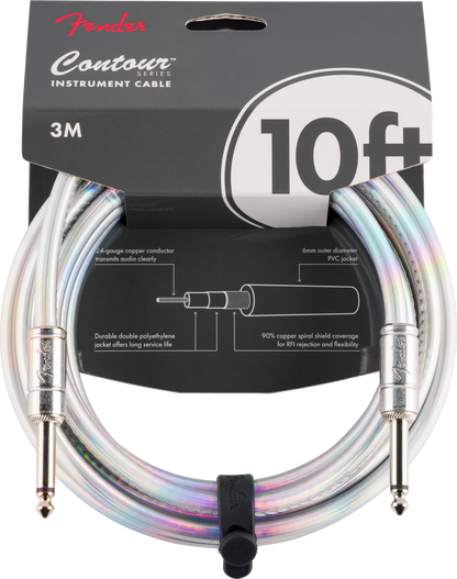 Cable Fender Contour Galaxy 3m 1/4 Iridescente