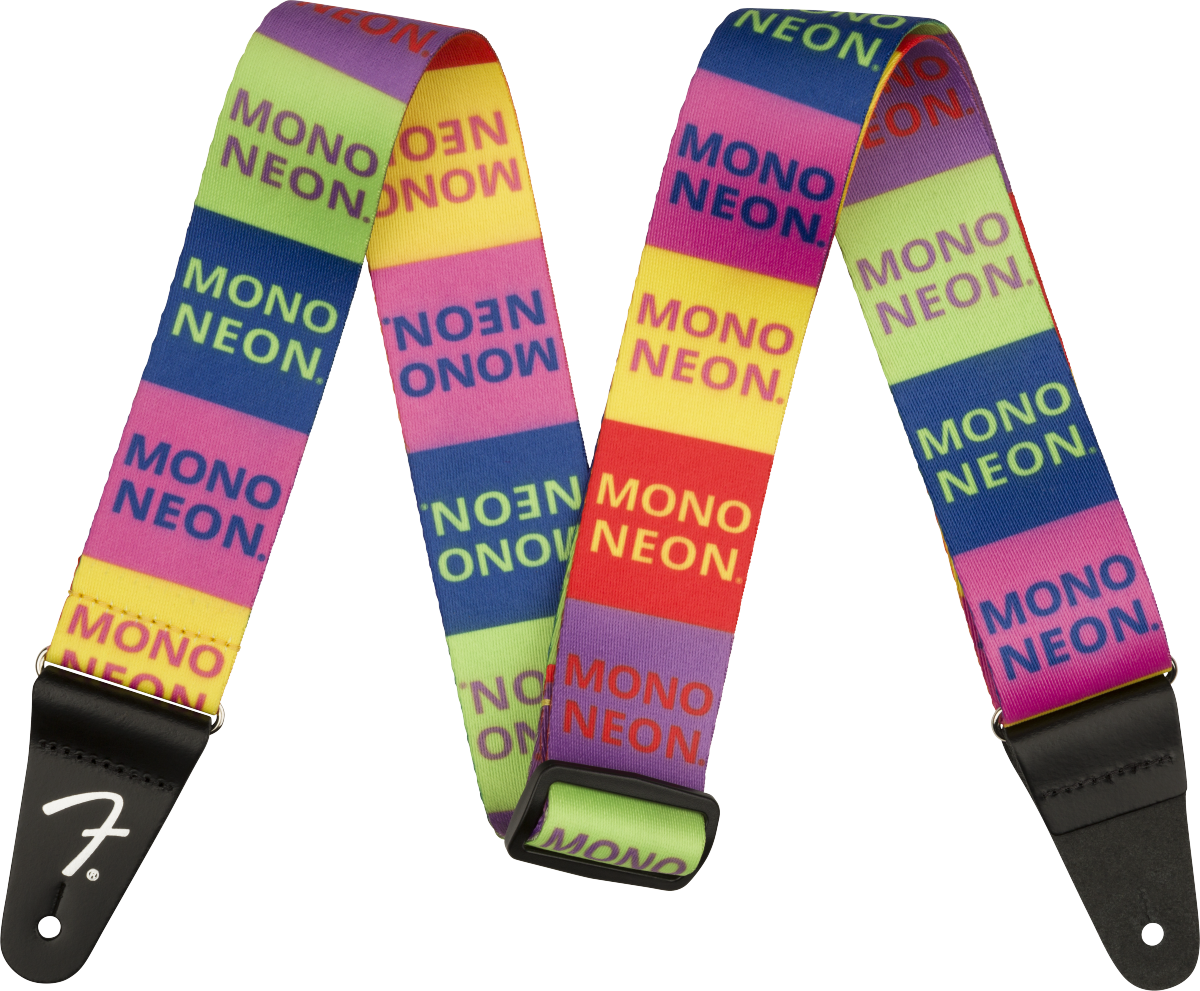 Correa de Guitarra Fender Mononeon Logo Multicolor