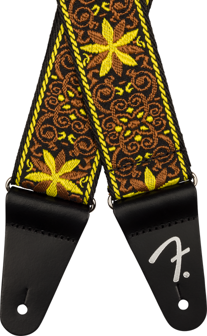 Correa de Guitarra Fender Pasadena Woven Amarillo Wallflower