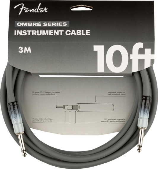 Cable Fender 3 M Ombré Instrument Silver Smoke