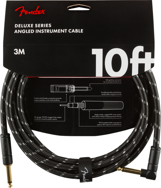 Cable Para Instrumento Fender Serie Deluxe En Tweed 3m