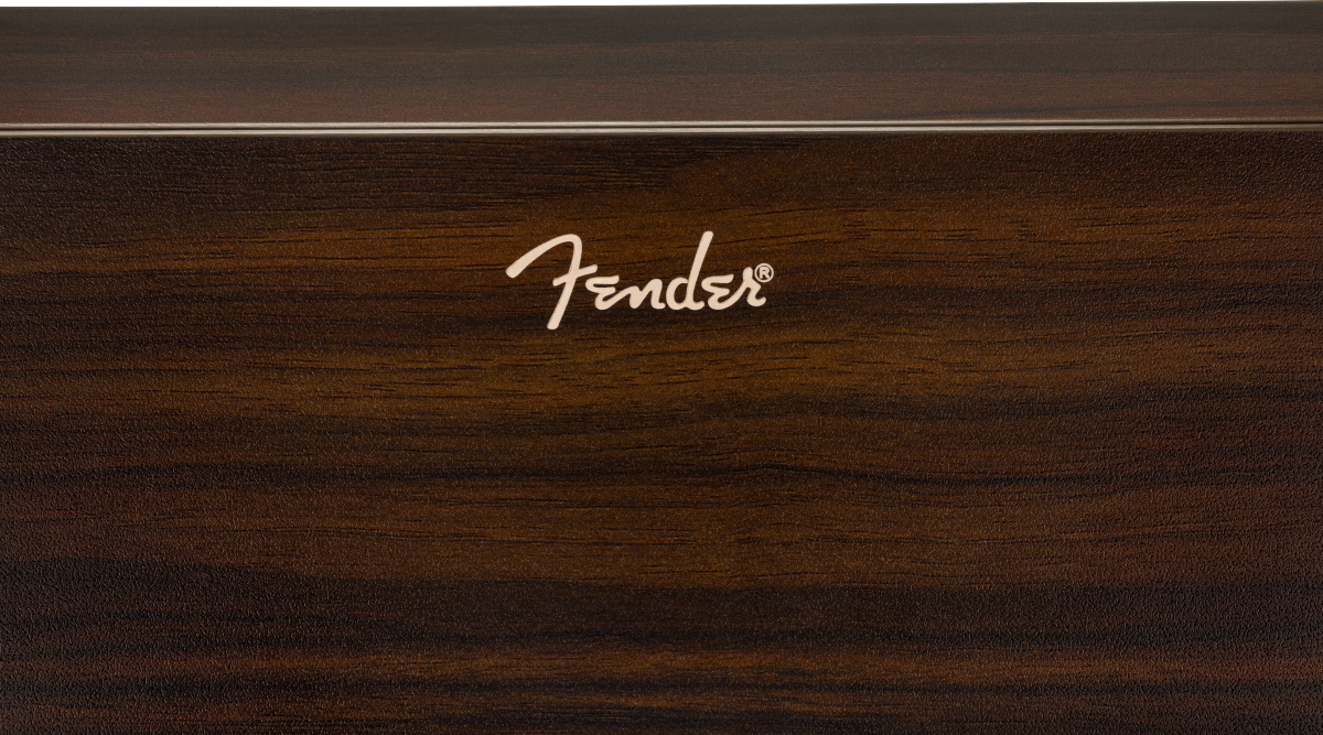 Estante Pared Deluxe Fender para Pedales Madera