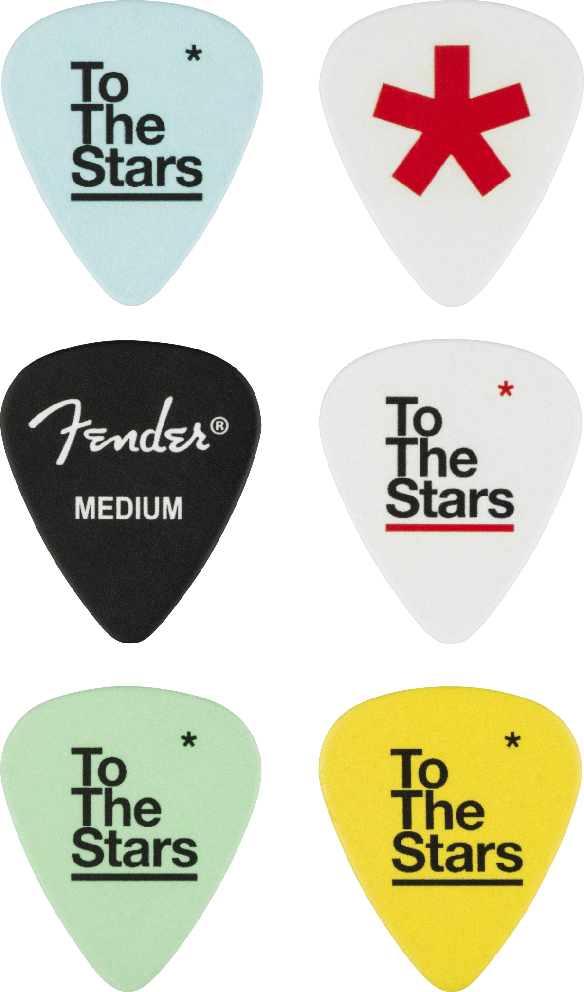 Púas de Celuloide Tom Delonge 351 (6 Unidades)