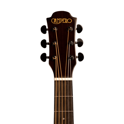 Guitarra Electroacústica Campero Caoba Con Resaque Sunburst