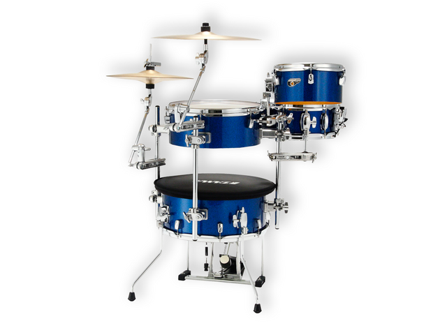 Tama CJB46C-ISP — Bateria Tama ''Cocktail-Jam'' De 4 Pzas. Azul Brillante Con Soportes