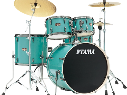 Tama IP52H6WBN-SLM — Bateria Tama ''Imperialstar'' De 5 Pzas. Azul Cielo Con Atriles Y Asiento