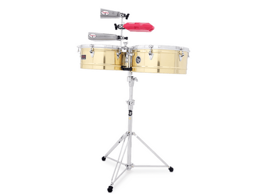LP LP1415-B — Timbales Lp ''Prestige'' 14" & 15", Laton Con Atril