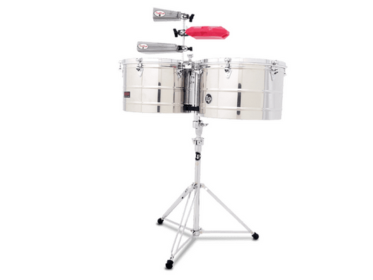 LP LP1516-S — Timbales Lp ''Prestige'' 15" & 16", Cromados Con Atril