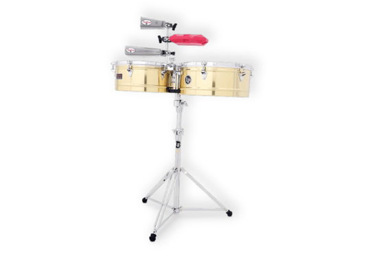 LP LP1415-BZ — Timbales Lp "Prestige" 14" & 15", Bronce Con Atril