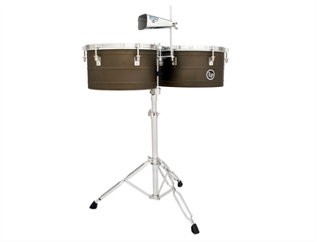 Timbales Matador 14 y 15 Pulg. Recubierto con Atril