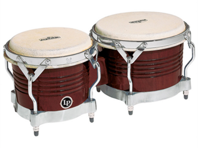 Bongos Matador Madera Almendra