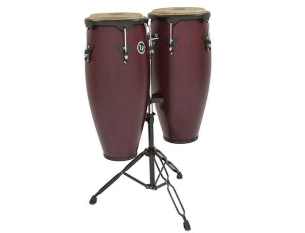 LP LP647NY-DW — Congas Lp City 11'' & 12'' Mad. Vino Con Atril