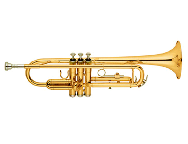 Trompeta Si Bemol Blessing 6418L Laqueada Mediana con Estuche Profesional