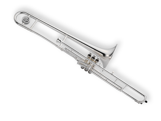 Trombón de Émbolos Jupiter JTB720VSQ Plateado con Estuche Profesional