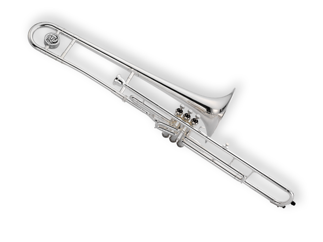 Jupiter JTB720VSQ — Trombon De Embolos Do Jupiter Plateado Con Estuche