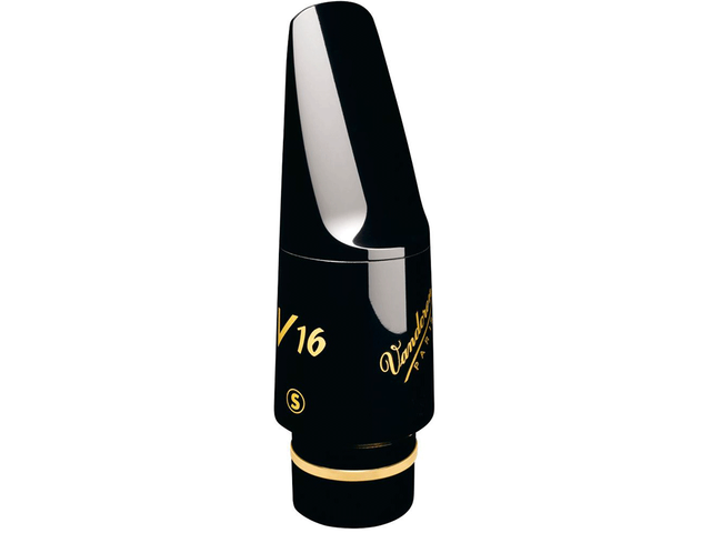 Boquilla Vandoren V16 para Saxofón Alto A6, Small, Ebonite