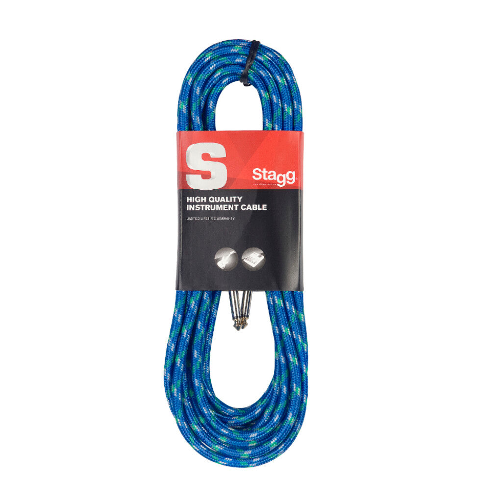 Cable Azul Vinteweed 3m Stagg Sgc3vt Bl