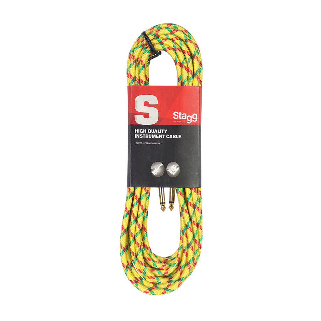 Cable Amarillo Vinteweed 3m Stagg Sgc3vt Yl